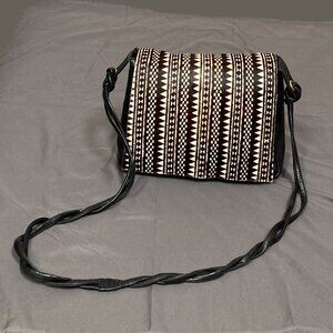 Stuart Weitzman Ponyhair & Leather Crossbody Bag. Vintage Horse Hair